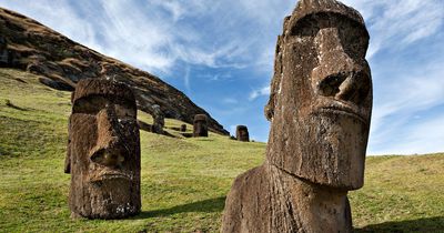 Mysterious new Easter Island statue revealed after volcanic crater lake dries up