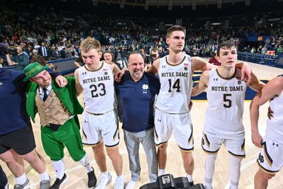 Mike Brey celebrated his last home win at Notre Dame by partying at the local bar