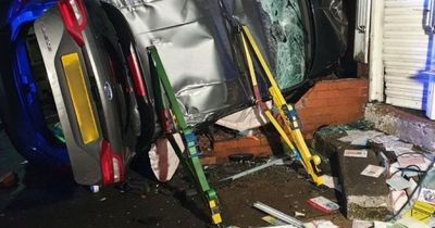 Dramatic images show aftermath of Salford horror smash