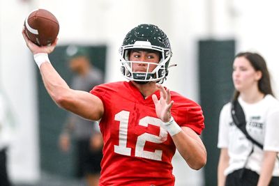 Michigan State football QB Katin Houser to donate a percentage of NIL earnings to Spartan Strong foundation