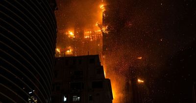 Hong Kong fire: Horrifying pictures as blaze tears through building in shopping district