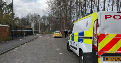 Attempted murder probe after man found injured in Salford park