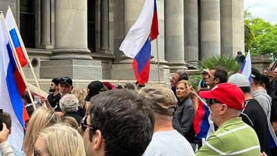 How an Adelaide anti-vaccination protest became a Russian propaganda opportunity