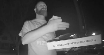 Mortified woman accidentally sends pizza delivery man to EX'S house in hilarious clip