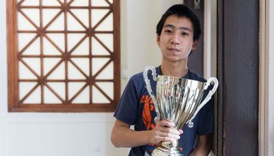 Chicago Public Schools eighth grader Steven Jiang buzzes to victory in citywide spelling bee