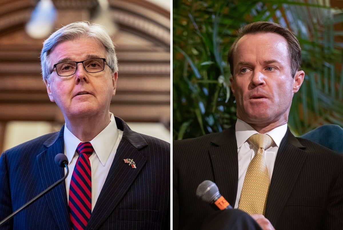 Texas Legislative Leaders — Dan Patrick, Dade Phelan