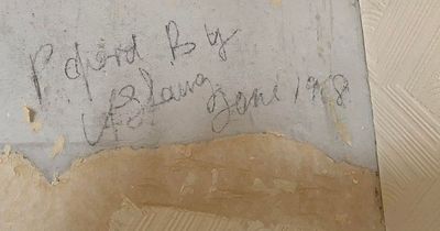 'Hidden note' dating back to 1960s discovered under wallpaper at Scots home