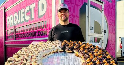 Bakery creates 'UK's biggest doughnut' with a whopping 170,000 calories