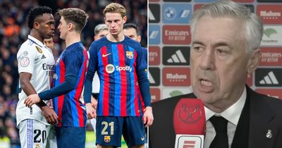 Carlo Ancelotti hits out at "strange" Barcelona who "didn't deserve" to beat Real Madrid