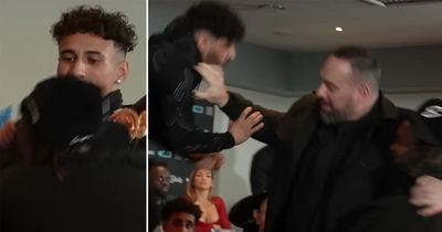 YouTube star sparks mass brawl with gift for rival at chaotic press conference