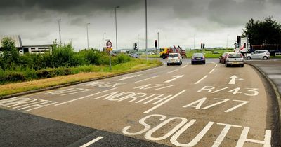 Emergency services race to major Ayrshire roundabout after A77 crash