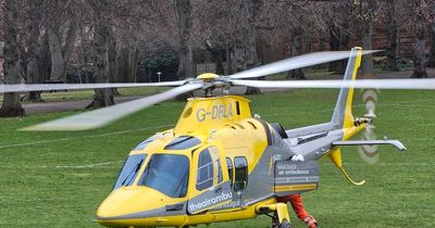 Person taken to hospital as air ambulance called to medical emergency in Basford