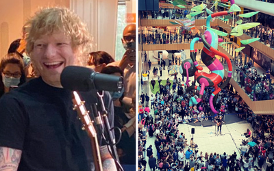 Top videos: Ed Sheeran wins hearts at Melbourne’s Royal Children’s Hospital