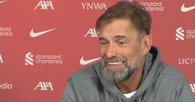 Jurgen Klopp sees the funny side of Liverpool's long wait for a Premier League penalty