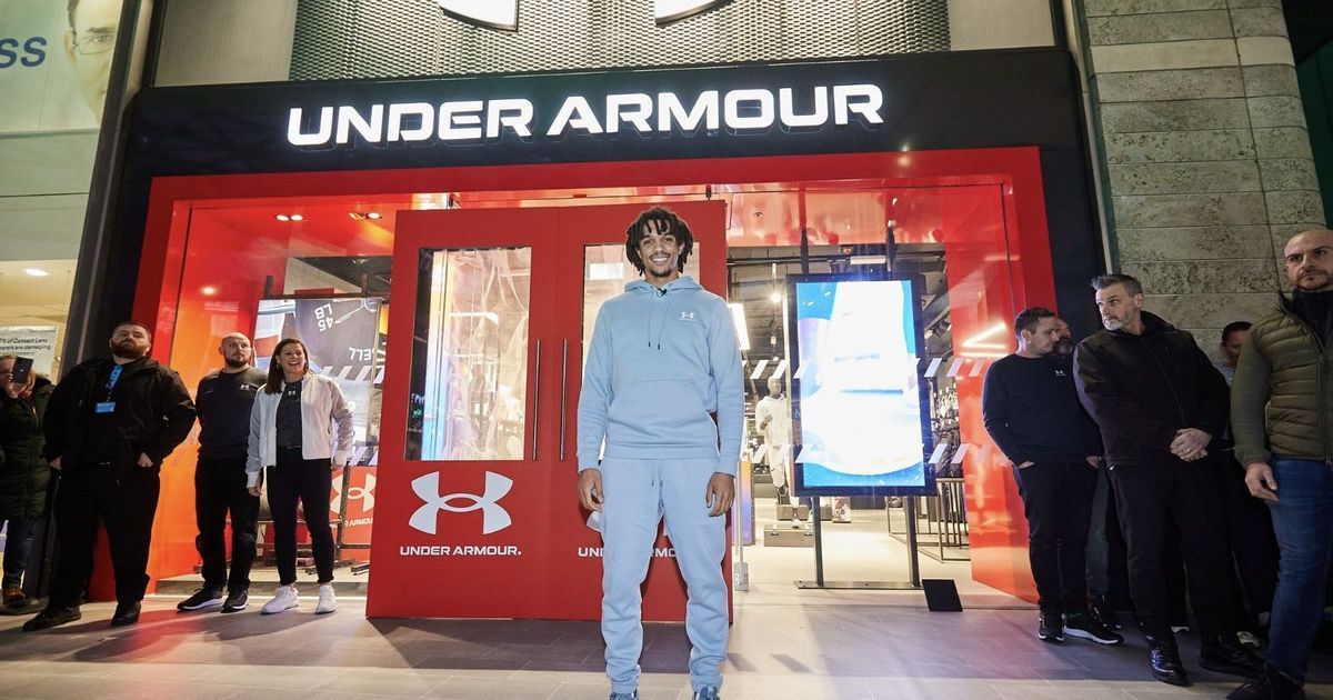 Inside the launch of Under Armour's new store with…