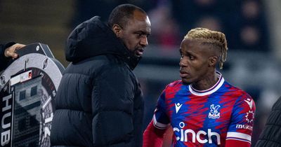 Patrick Vieira gives positive Wilfried Zaha injury update ahead of Aston Villa vs Crystal Palace