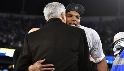 Panthers great Cam Newton honors late Jerry Richardson