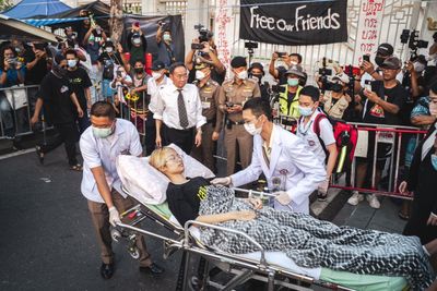 Hunger strikers back in hospital