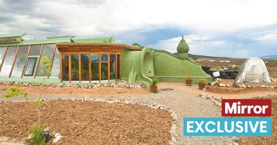 Struggling family ditch rat race to live off-grid in 'Earthship' after mum's dying wish