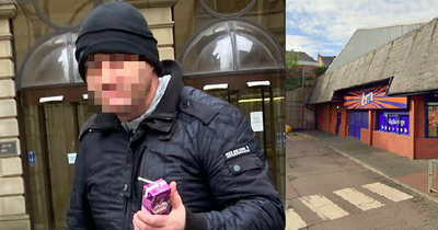 Scots thug pulled knife on kids selling tablet from baking stall outside B&M