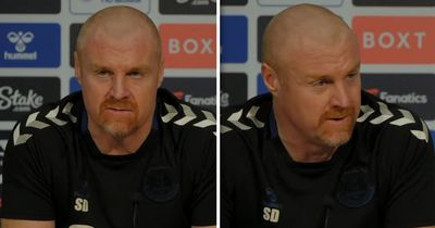 'I'm not going to play!' - Sean Dyche addresses potential 'radical' solutions to Everton goalscoring woes