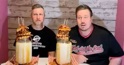 Man downs 10,000-calorie four-litre 'freakshake', dubbed biggest in Britain, in 13 minutes