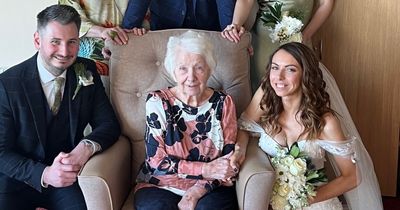 Gateshead couple recreate 'absolutely magical' wedding in care home for gran with dementia who couldn't make their special day