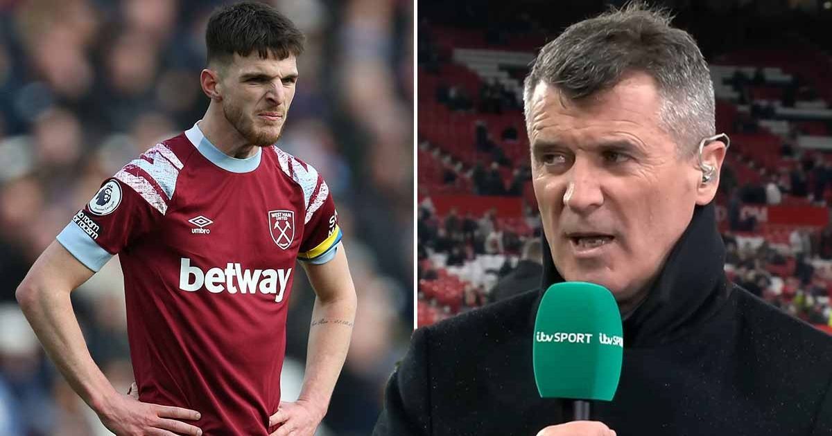 Roy Keane sticks by Declan Rice blast after noticing…