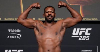 Jon Jones weighs in HEAVIER than rival Ciryl Gane for UFC 285 title fight