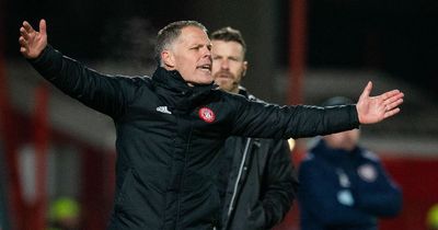 Hamilton Accies boss denies 'wasted opportunity' as they're held by 10-man Arbroath