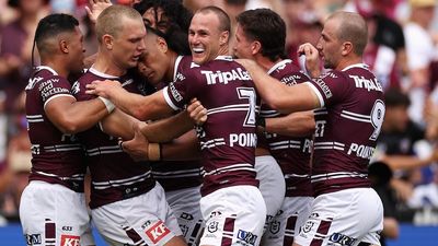 Saturday NRL: Tom Trbojevic shines on return as Manly thrash Canterbury, North Queensland sneak home against Canberra and Souths make a statement in the Shire