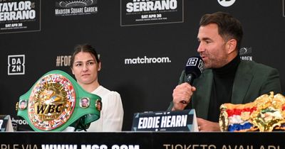 Eddie Hearn breaks his silence after Katie Taylor's Chantelle Cameron message with positive update
