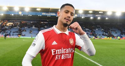 William Saliba Arsenal contract extension hint as agent in London amid Mikel Arteta admission