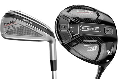 Tour Edge Exotics E723, C723 woods, hybrids and irons