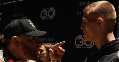 Conor McGregor meets Ian Garry in Las Vegas as he sends fellow Irish UFC fighter message