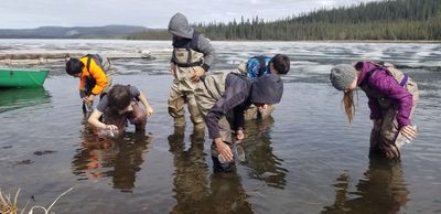 Students learn lessons on climate change, pollution through raising salmon