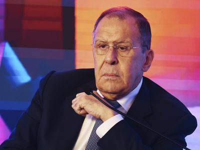 Russia's foreign minister gets laughed at over Ukraine remarks at a global conference