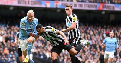 Jamaal Lascelles reflects on Erling Haaland battle and 'making it difficult' for Manchester City