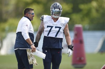 Titans’ Mike Vrabel leaves door open for Taylor Lewan’s return