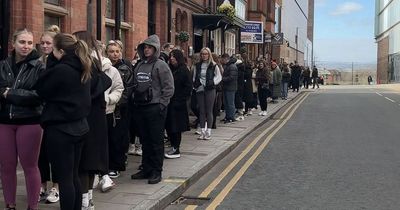 People queue for three hours to buy clothes from sisters who built a multi-million pound business from their shed