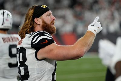 Hayden Hurst exceeded expectations with Bengals, coaches want him back
