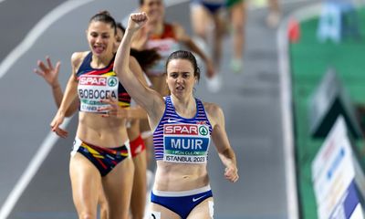 Muir digs deep to win record fifth gold at European Indoor Championships