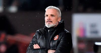 Jim Goodwin claims 'idiots' in Aberdeen support threw missiles at him and one hit him with a coin