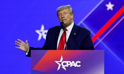 ‘I am your retribution’: Trump rules supreme at CPAC as he relaunches bid for White House