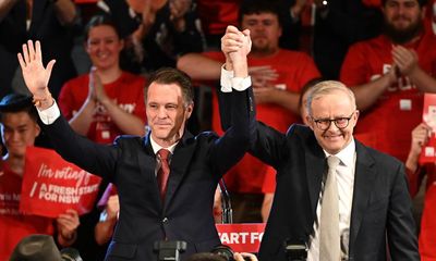 ‘Plagued by scandal’: Albanese blasts Perrottet’s government as NSW Labor launches election campaign