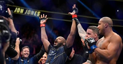 Jon Jones chokes out Ciryl Gane in first round to win UFC heavyweight title