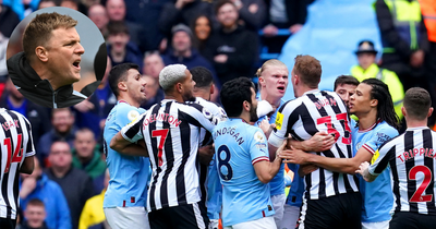 Eddie Howe sends message to Man City after brawl and Guardiola knows what's coming from Newcastle