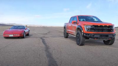 Can Corvette C4 ZR-1 Keep Up With Ford Raptor R In A Drag Race?