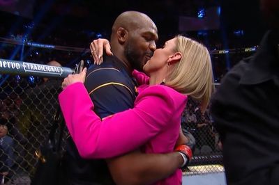 Jon Jones makes veiled acknowledgment of alleged domestic violence after fiancee attends UFC 285