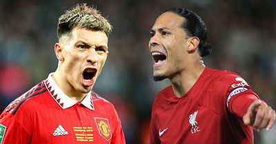 Virgil van Dijk called out "absolute rubbish" about Man Utd rival Lisandro Martinez